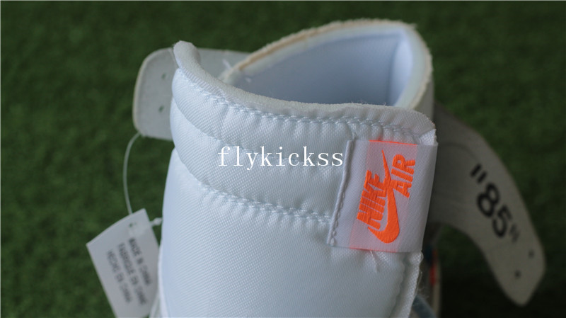 Authentic Air Jordan 1 Off White White 2018